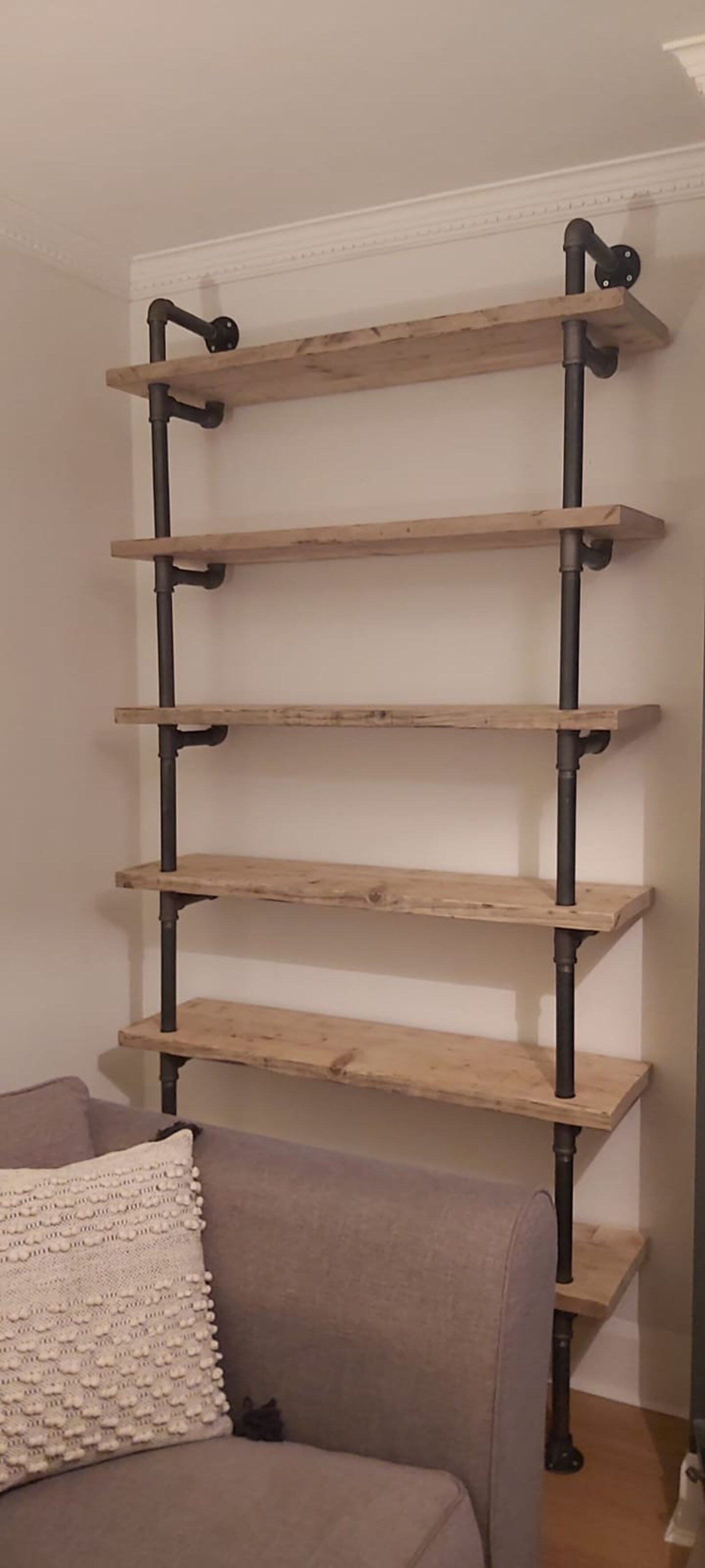 Scaffold Board and Gas Pipe Shelving Etsy UK