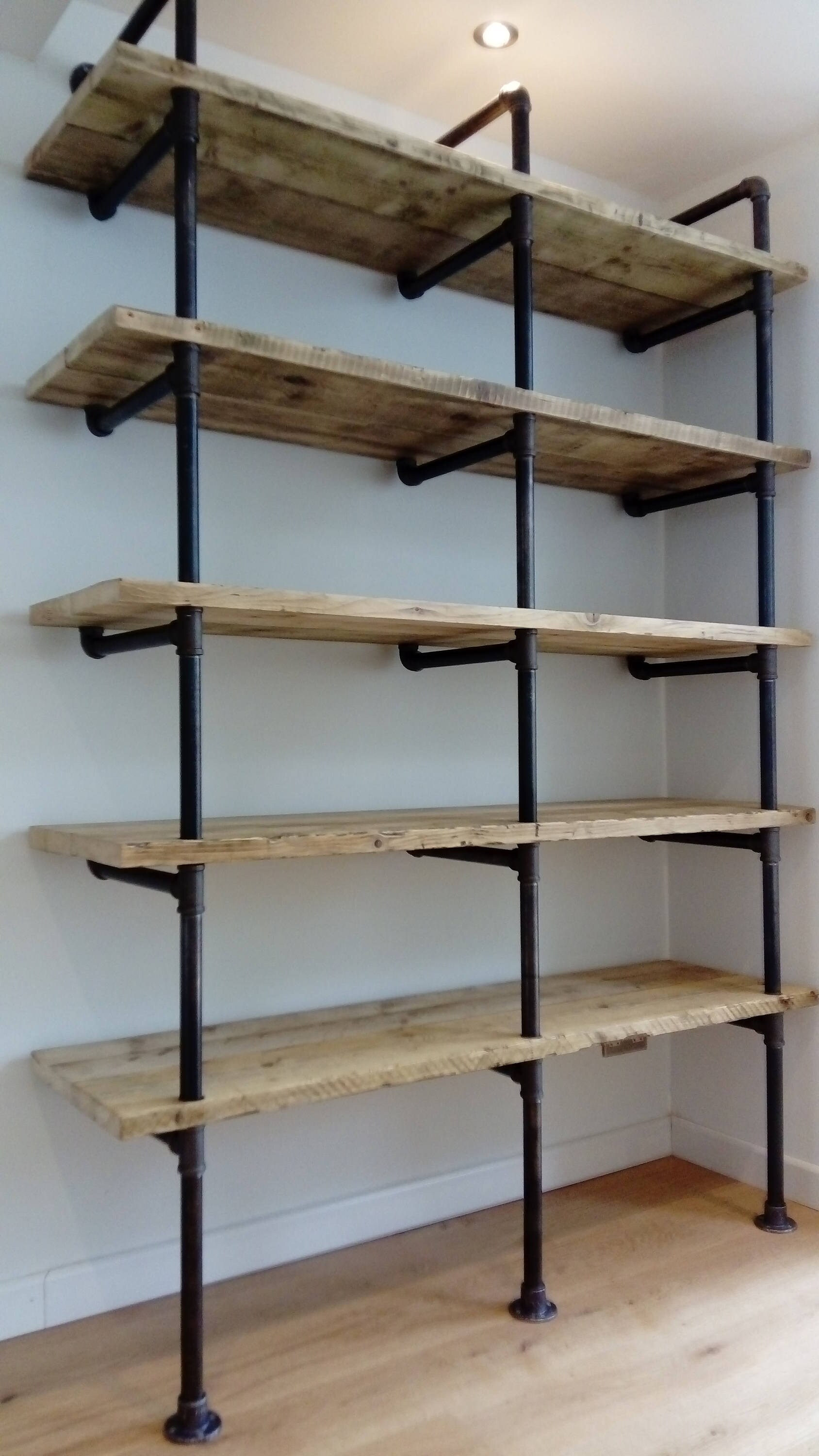 Scaffold Board and Gas Pipe Shelving Etsy UK