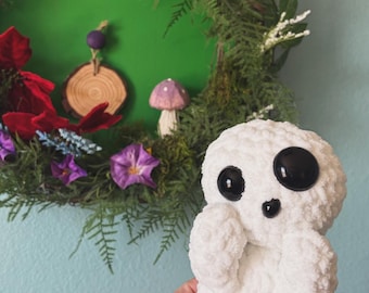 Sitting Kodama Plush: Studio Ghibli Princess Mononoke Tree Spirit (one plush)