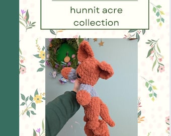 Hoppy Boy Kangaroo Crochet Pattern: Plush Lovey (Digital Download)