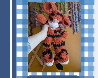 Tiger Lovey Crochet Pattern: Plush Toy (Digital Download)