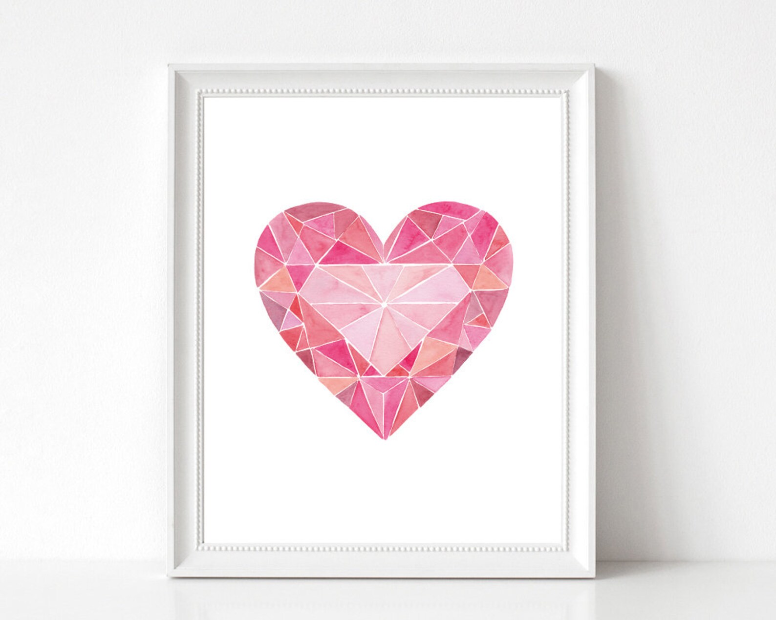 Printable Heart Printable Wall Art Mosaic Heart Wall Art - Etsy