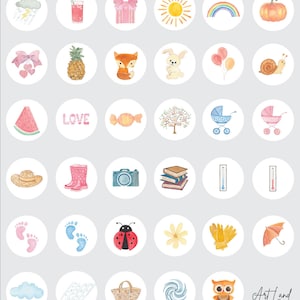Instagram Story Highlight Icons, Instagram Story Covers Clipart ...