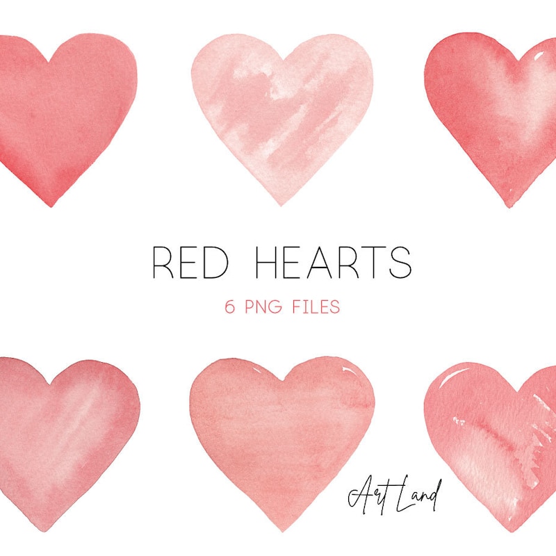 Valentine Heart Clipart - Etsy