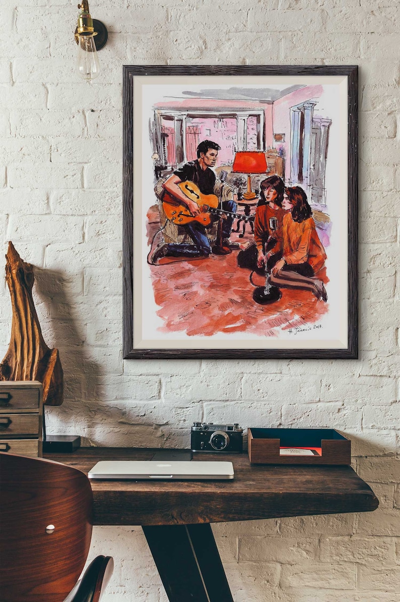 Twin Peaks Art Print Just You | Etsy