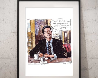 Twin Peaks Art - Cooper in Love, Prints, Free Shipping Worldwide!