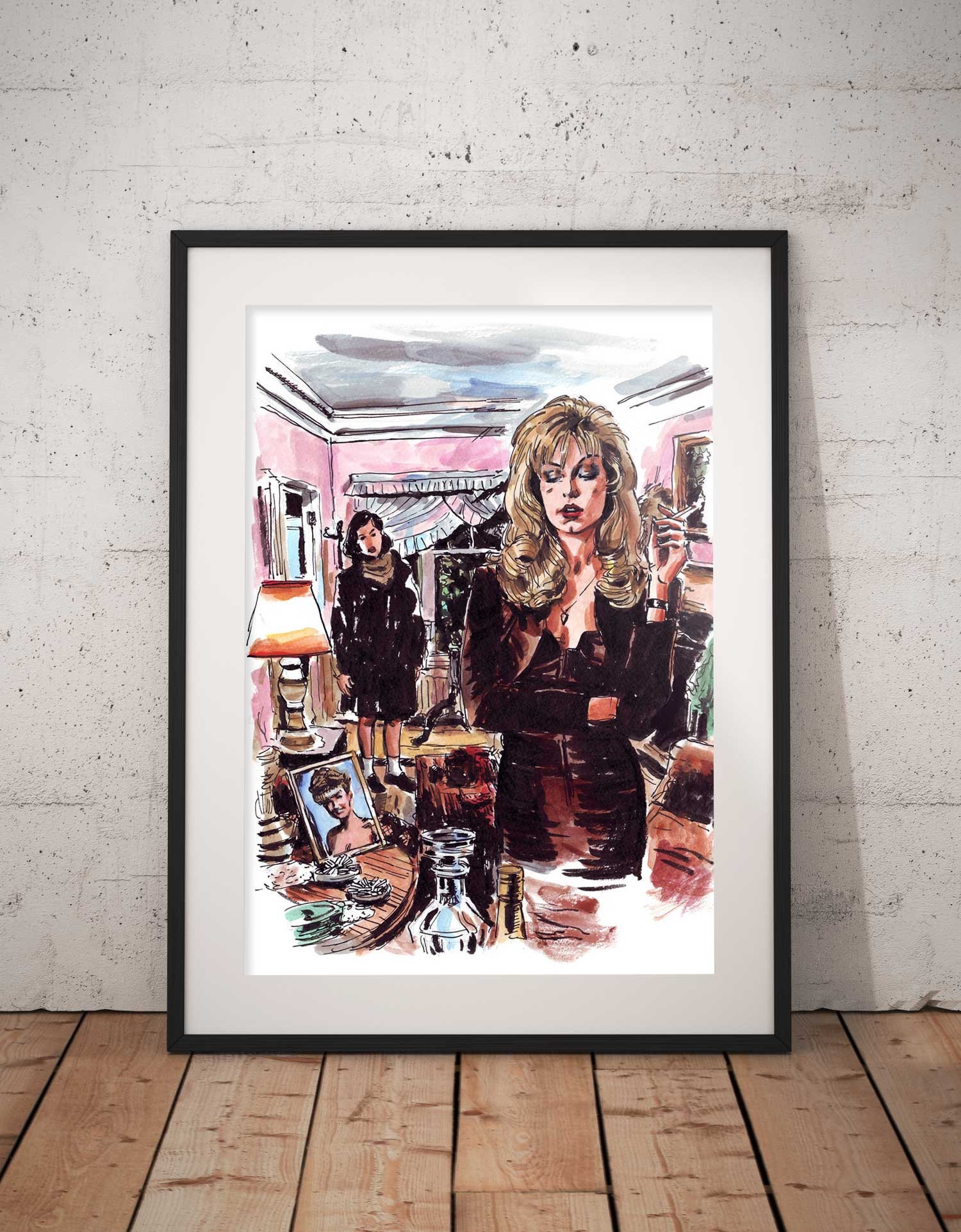 Twin Peaks Art Print - Laura Palmer Fire Walk With Me - Etsy