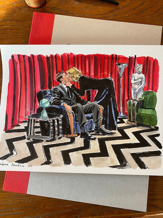 Twin Peaks Art Print - 25 Years Later - Etsy