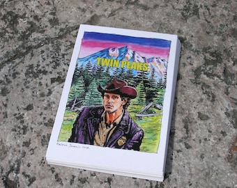 Complete set of 21 Twin Peaks Postcards