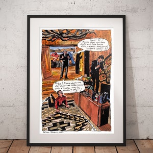 Twin Peaks Art Print - Leland Palmers &quot;Mairzy Doats&quot; with Horne brothers