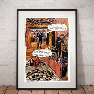 Twin Peaks Art Print - Leland Palmers "Mairzy Doats" with Horne brothers