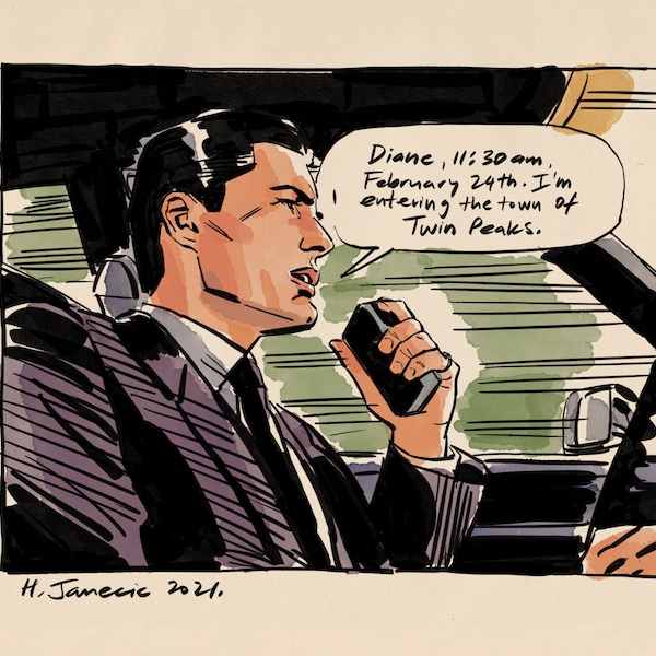 Einzug aus Twin Peaks