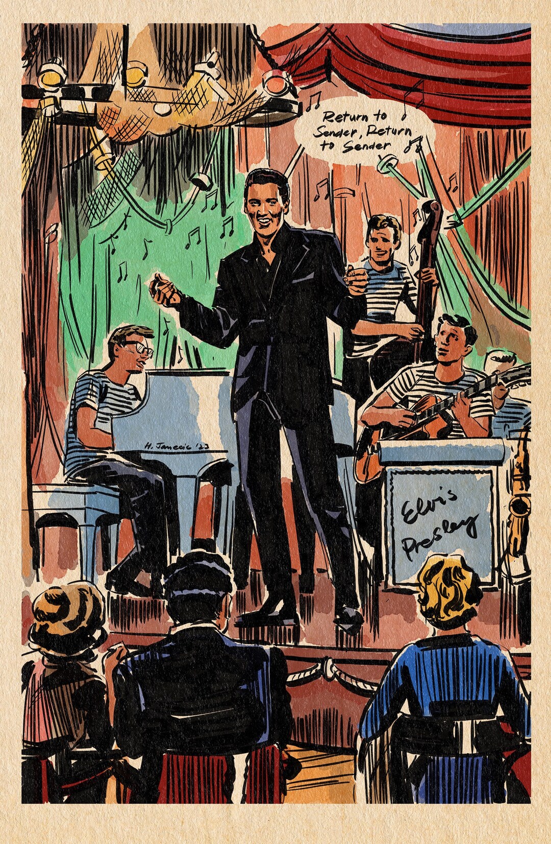 Return to Sender - Elvis Presley - Etsy