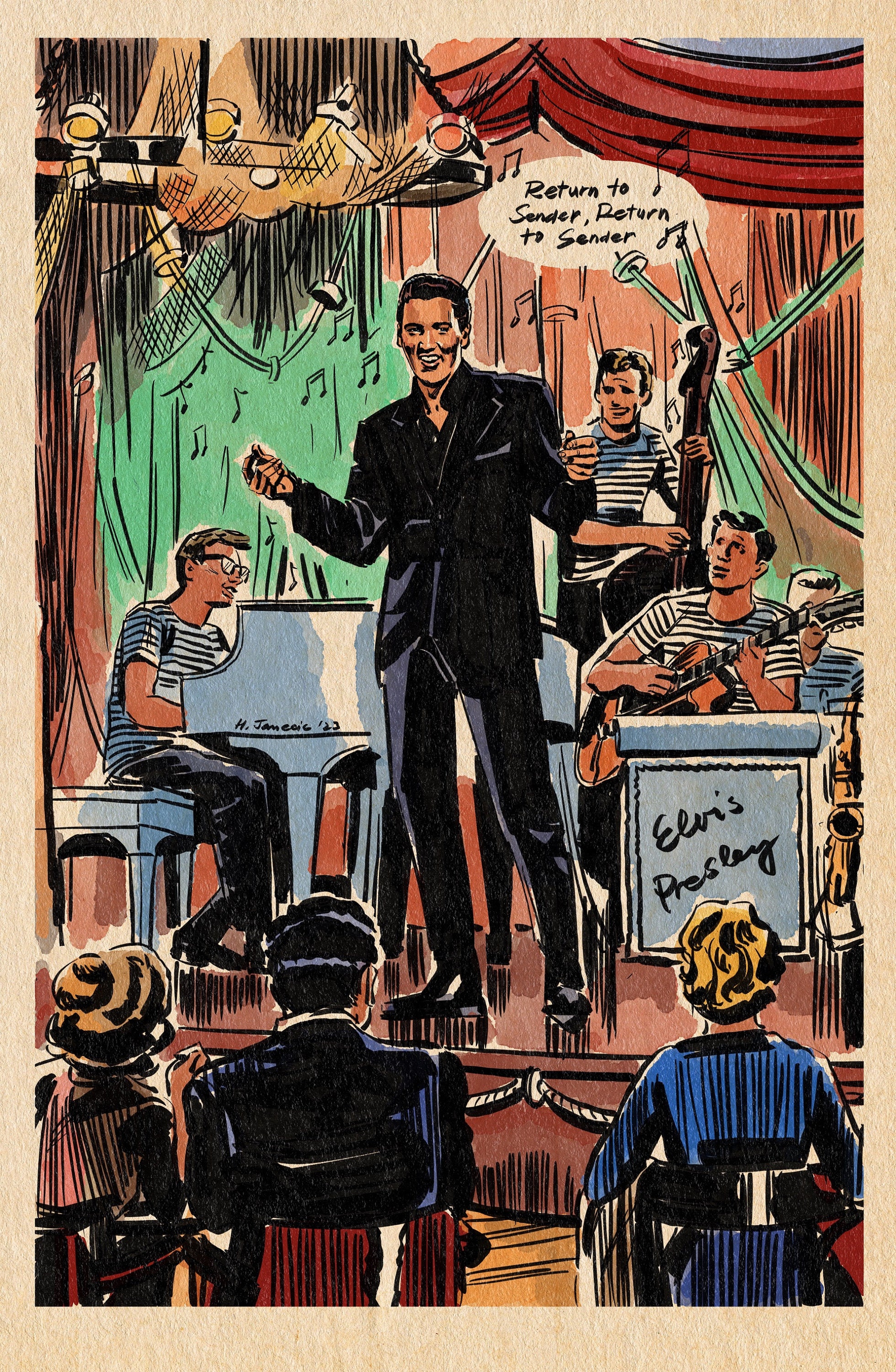 Return to Sender - Elvis Presley - Etsy