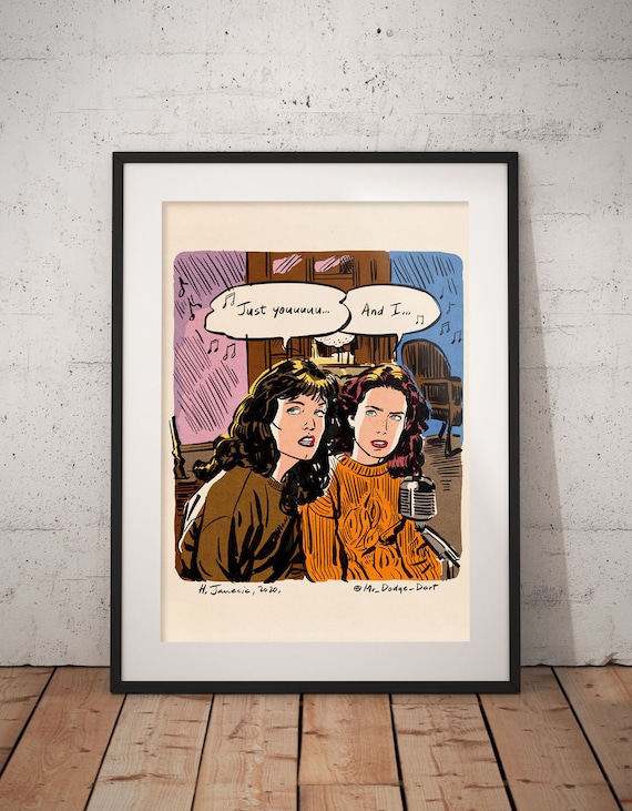 ツイン・ピークス アートプリント - マディ＆ドナ - Etsy 日本