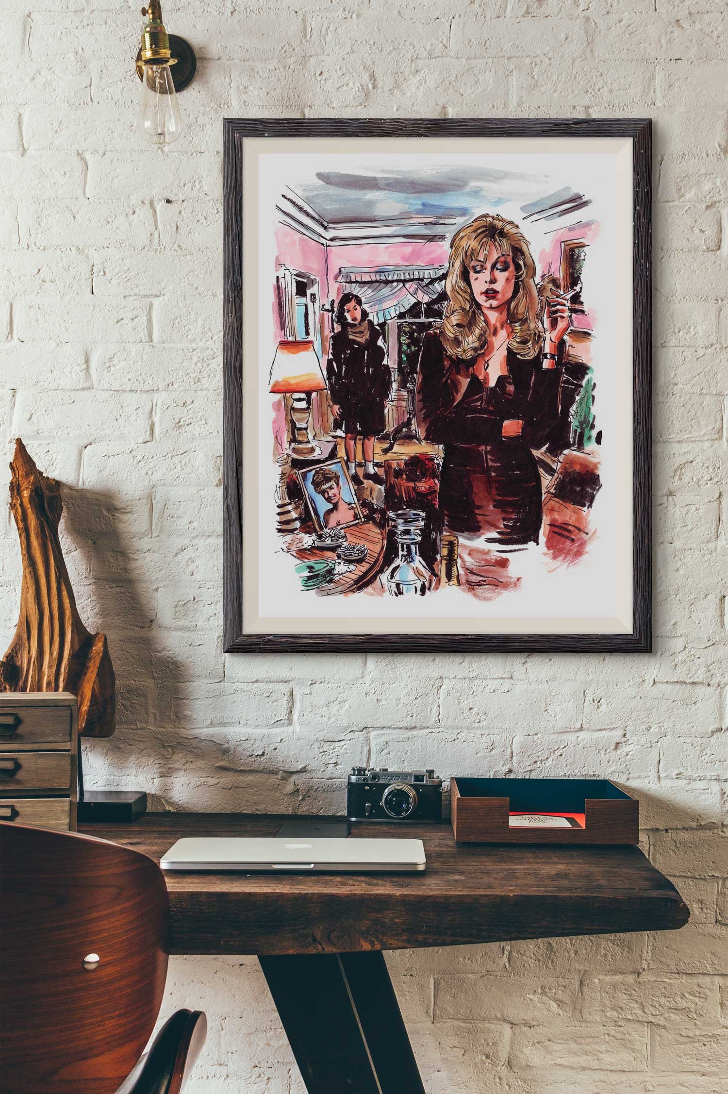 Twin Peaks Art Print - Laura Palmer Fire Walk With Me - Etsy