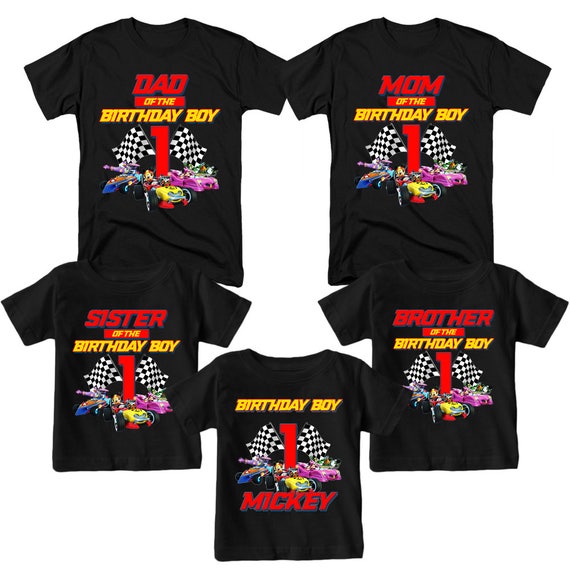 mickey and the roadster racers shirt