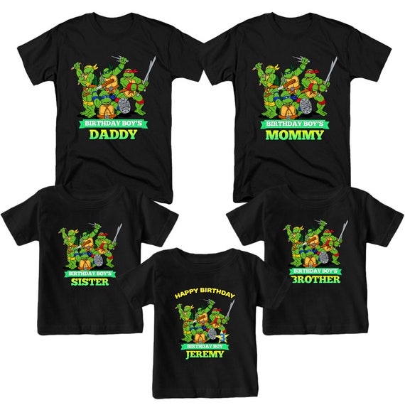 ninja turtle birthday shirt