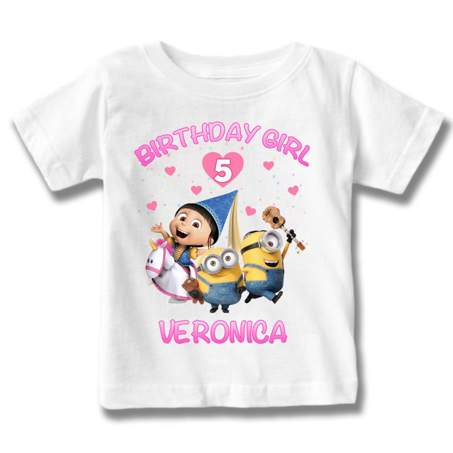 Minions Birthday Shirt Personalized Name and Age Minions Etsy