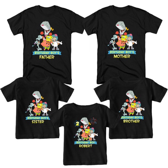 playeras personalizadas para familia de 5