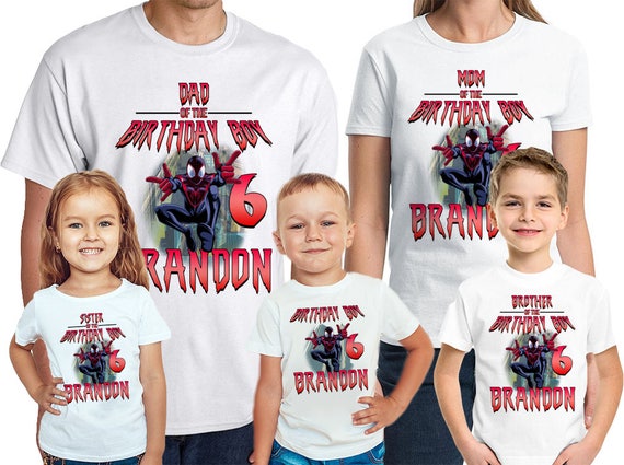 Personalized Amazing Spiderman Birthday T-Shirt