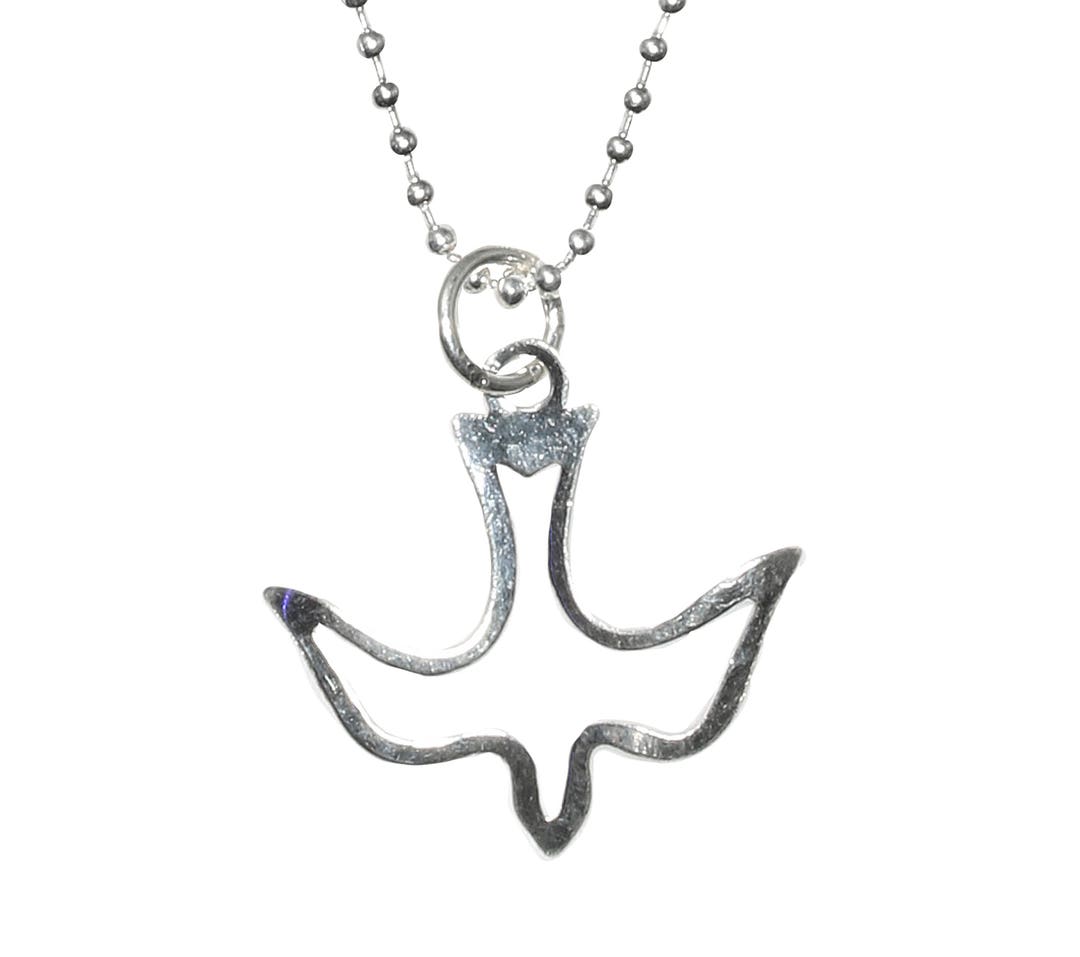 Holy Spirit Sterling Silver Necklace - Great Gift for Confirmation or ...