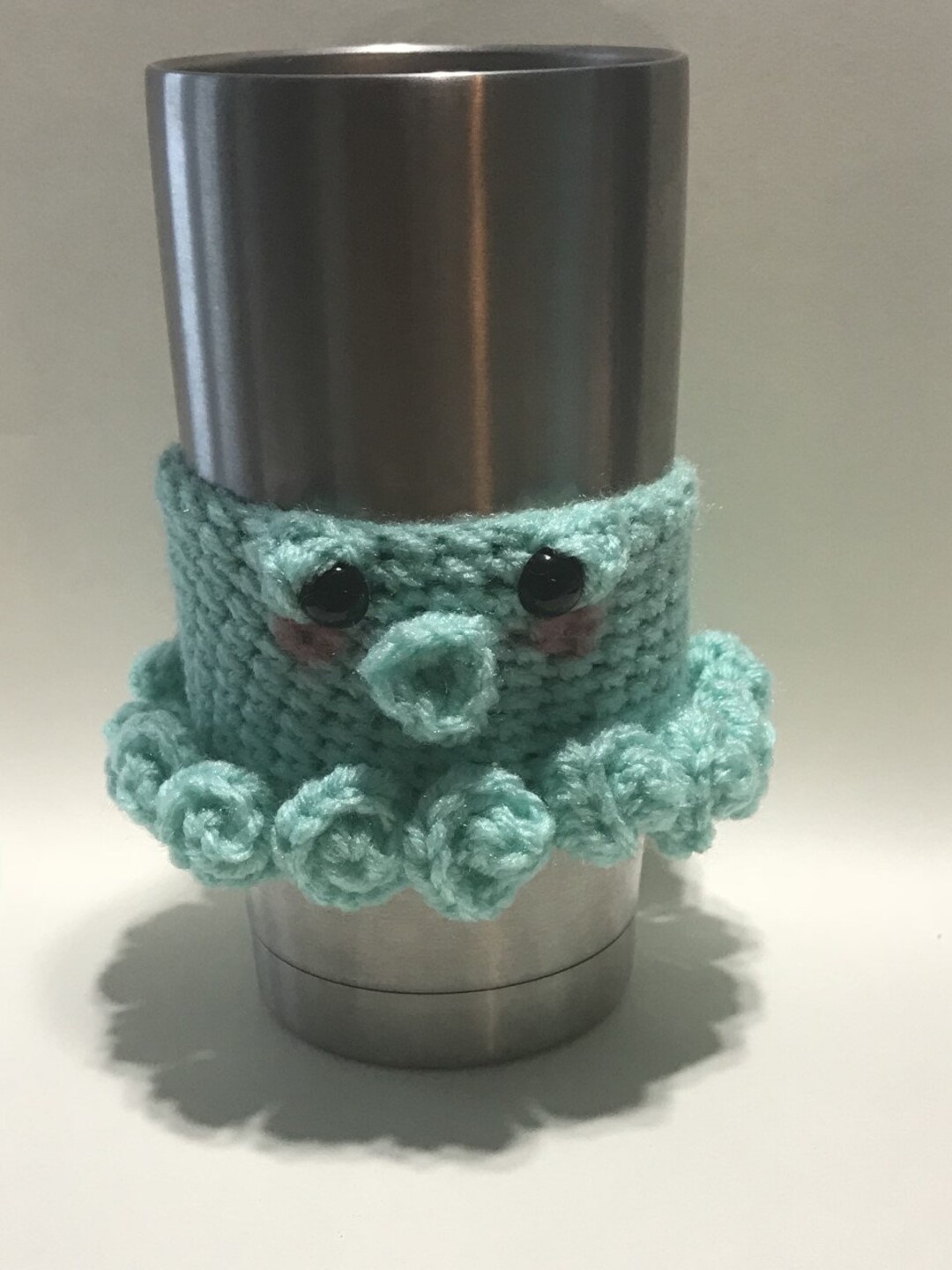 Kawaii Octopus Cup Cozy Crochet Pattern - Etsy