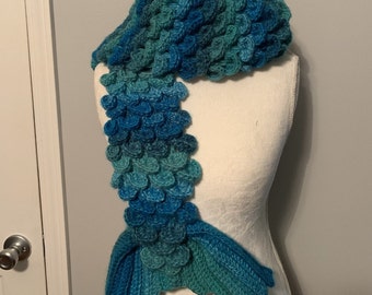 Mermaid Tail Scarf Pattern