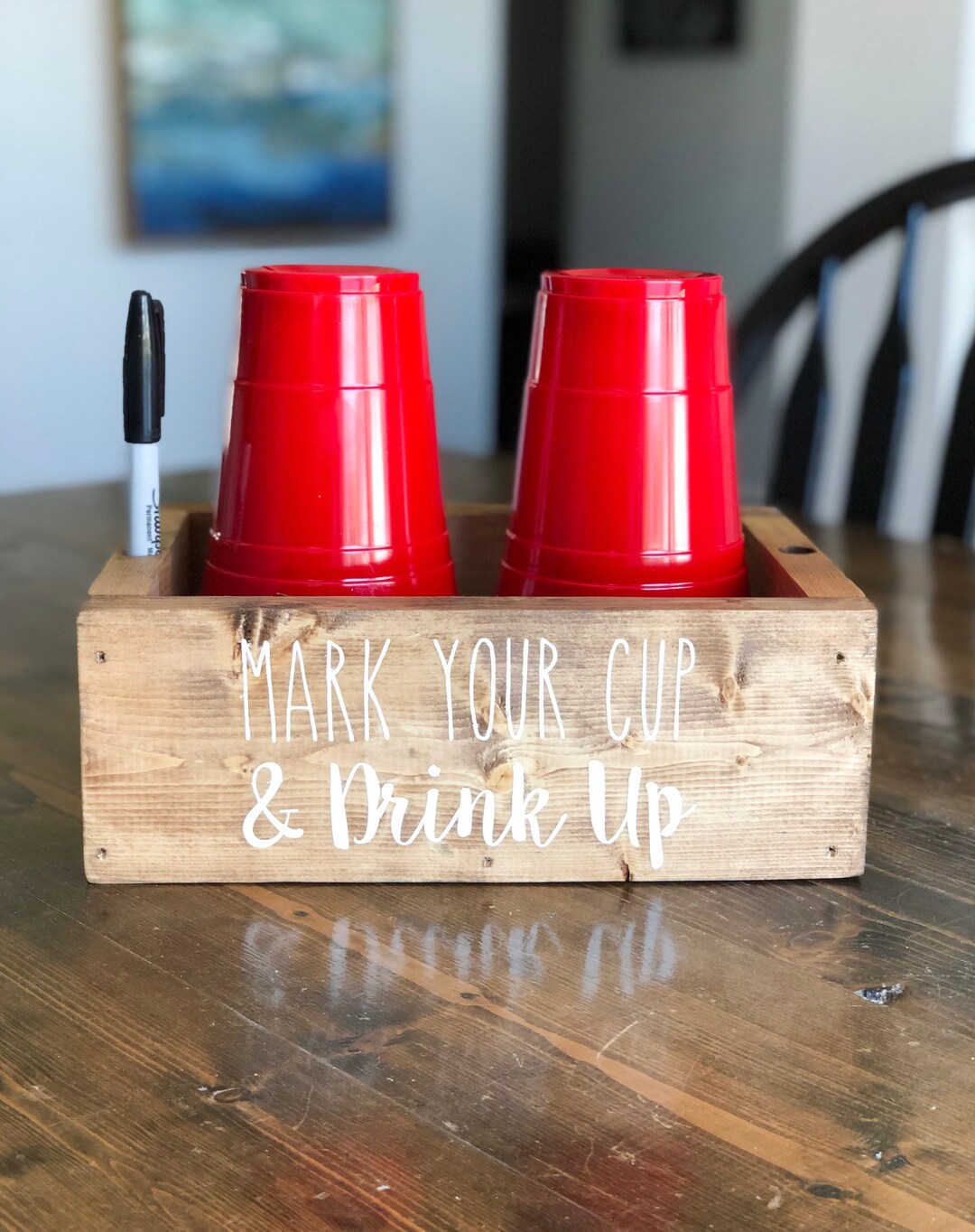 Solo Cup Holder, Cup and Marker Holder, Party Cup Holder Etsy