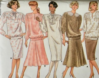 Butterick Classic, Women's/Misses', Dress, Top, Skirt, Pattern 5769, Size 18, Uncut, Factory-folded