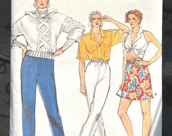 Vogue, Very Easy Misses' Shorts/Pants;Short and Pants View A Uncut sizes 12-14-16; View C cut to size 14 therefore sizes 12-14, Pat # 9529