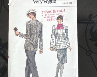 Vogue 9448 Sewing Pattern: Misses' Top, Skirt & Pants (Sizes 14-16-18)