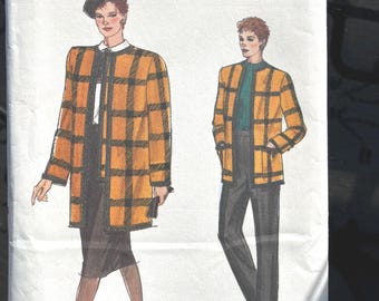 Vogue, Very Easy, Misses' Coat, Jacket, Skirt & Pants, Sizes 14-16-18, Uncut, Pattern 9478