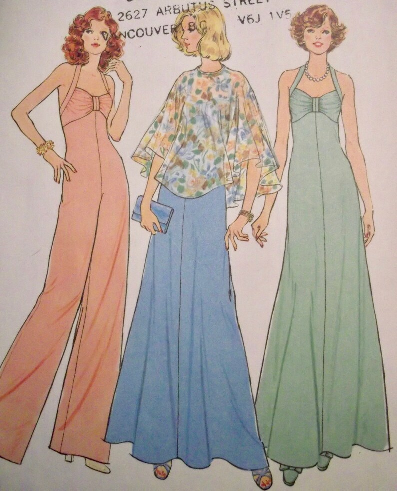 70s halter jumpsuit
