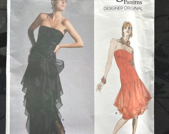 Vogue Designer Belleville Sassoon, Misses' Dress, Size 8, Pattern #1701, Uncut