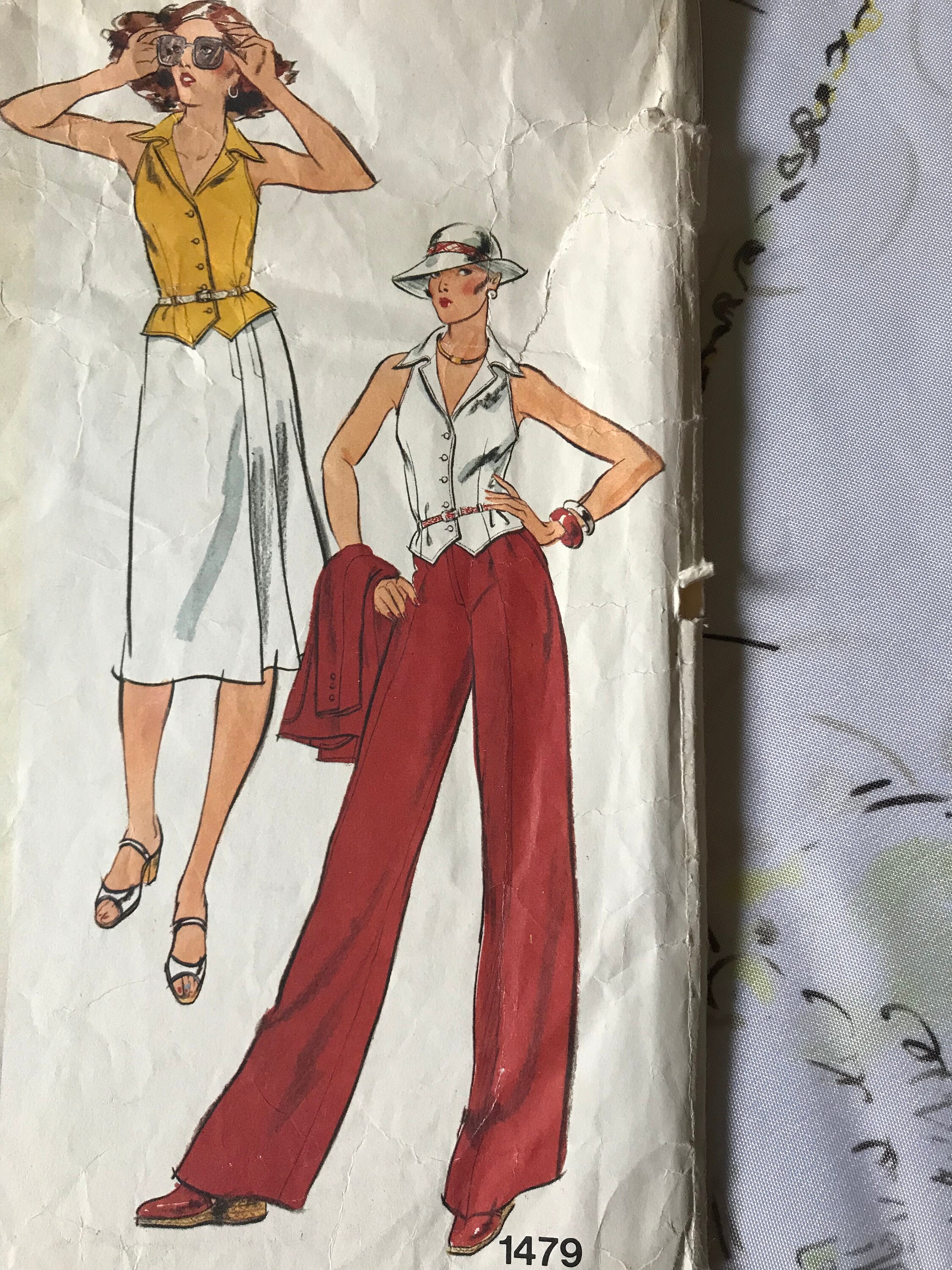 RARE PATTERN & SIZE - Vogue, Designer Anne Klein, Misses