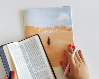 Bible Study Book: Joy in the Desert, Joy in the Wilderness, Christian Devotional, Christian Book, Christian Gift, Bible Study about Joy