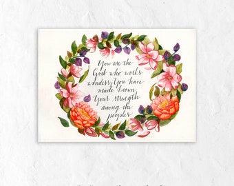 Psalm 77 Etsy