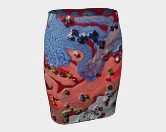 Funky Fitted Skirt. Diamonds in the rough. Your a discovered gem. Your beautiful!!