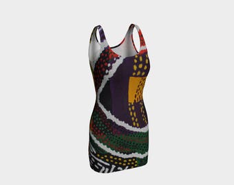 Groovy Woman. This shaped dress will make your evening wild. Everbodies eye's are in you. Go Woman go!