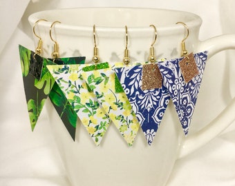 Tropical Triangle Earrings