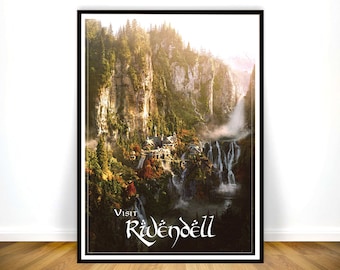lord of the rings poster etsy