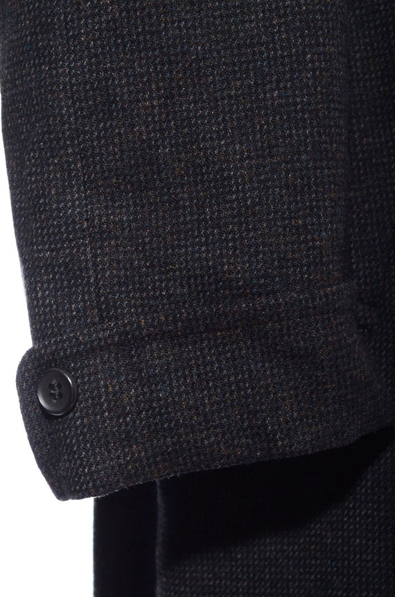 42R Vintage 50s Hudsons Gray Check Wool Single-Br… - image 6
