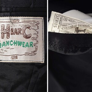 41R Vintage 60s H Bar C Ranchwear Western Gray Sharkskin Sport Coat Blazer Jacket Size L image 10
