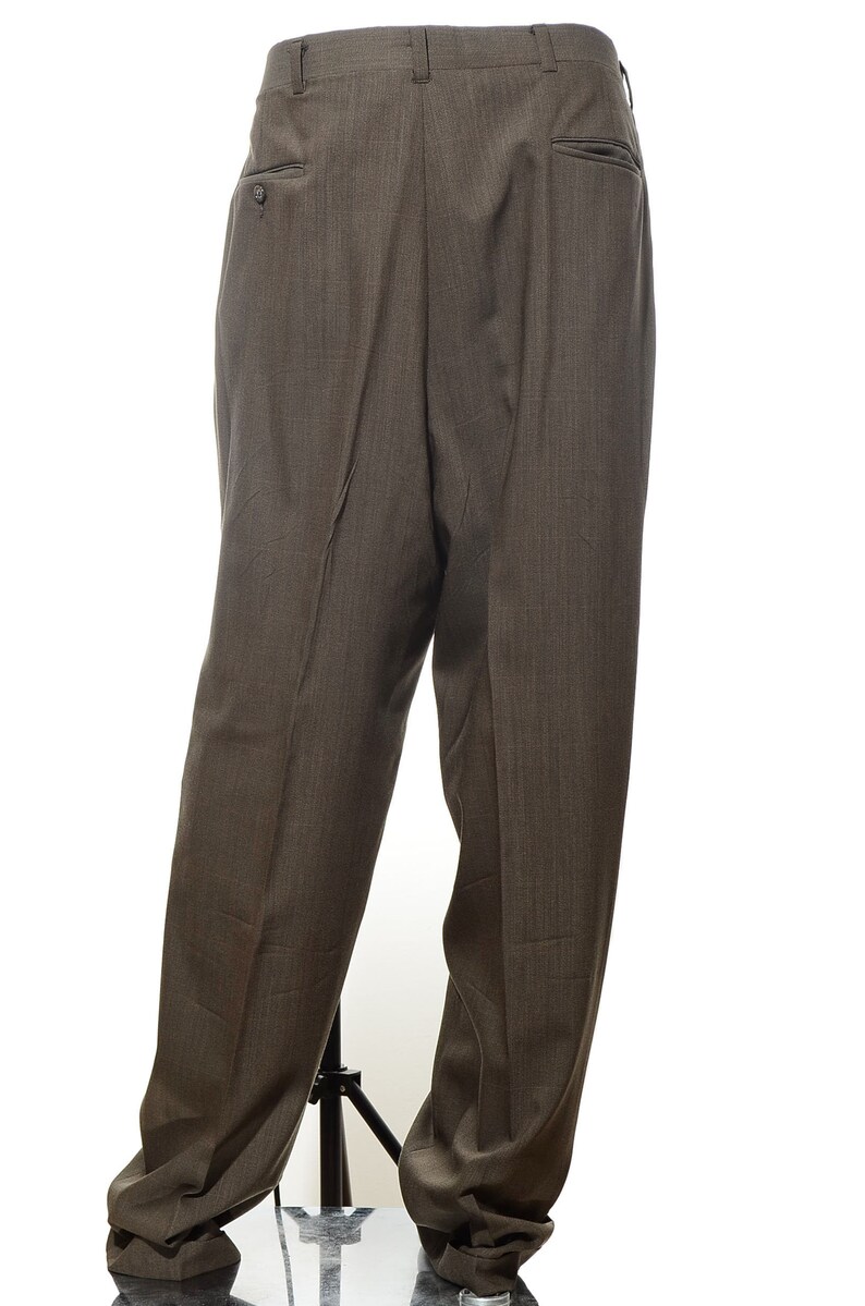 41L Vintage Hart Schaffner Marx SUMMER Lightweight Wool Two-Piece SUIT 35x32 Pants Tall 42L