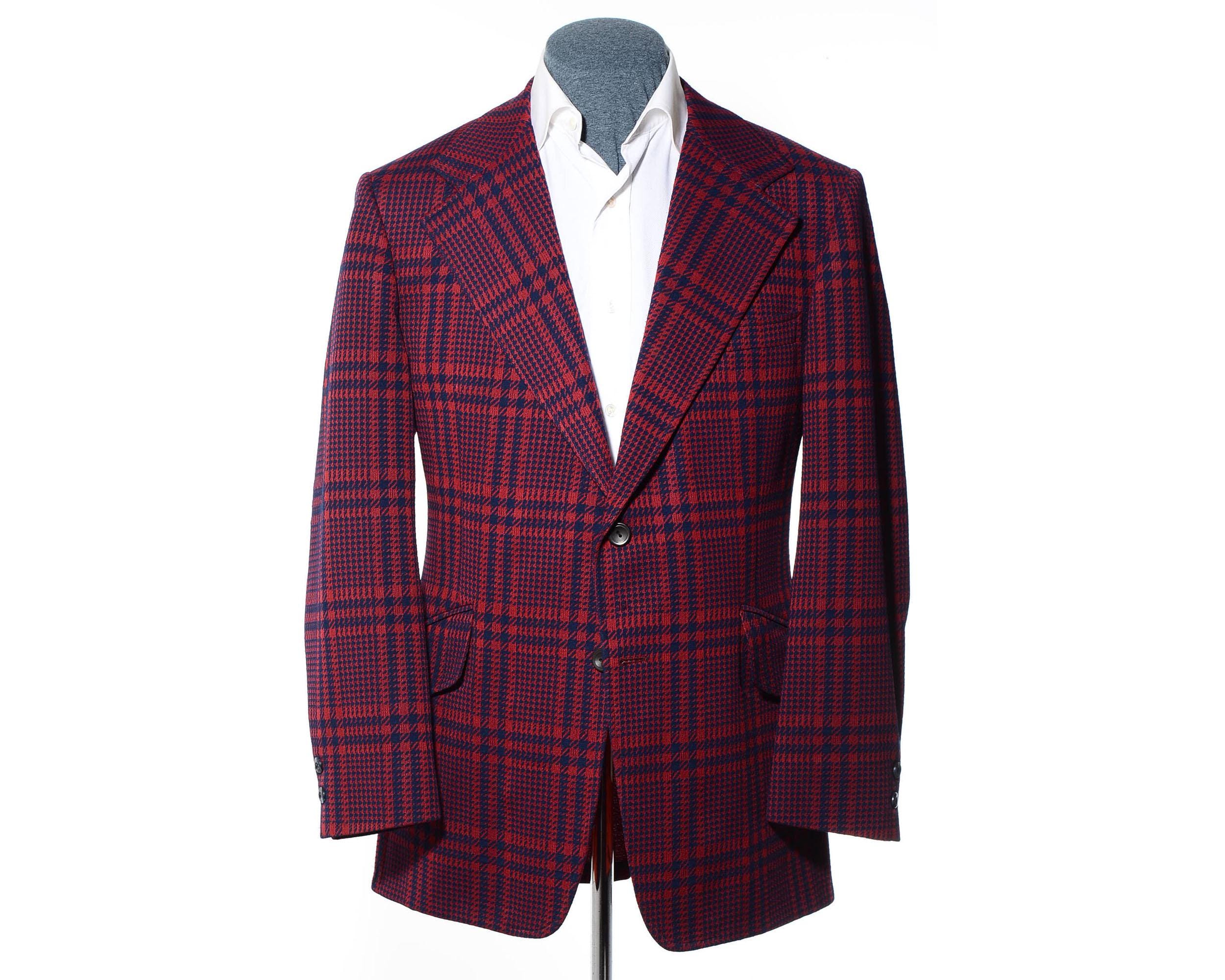 Veste Sport En Tweed Marron Johnny Carson - Taille 42 - Coupe Classique Deux Boutons