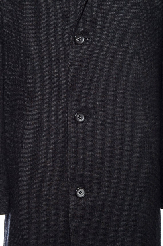 42R Vintage 50s Hudsons Gray Check Wool Single-Br… - image 4