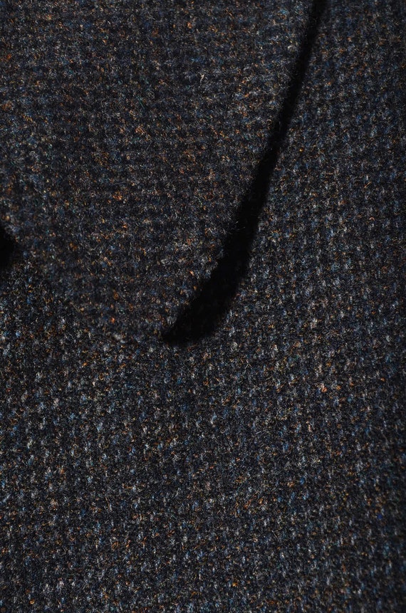 42R Vintage 50s Hudsons Gray Check Wool Single-Br… - image 3