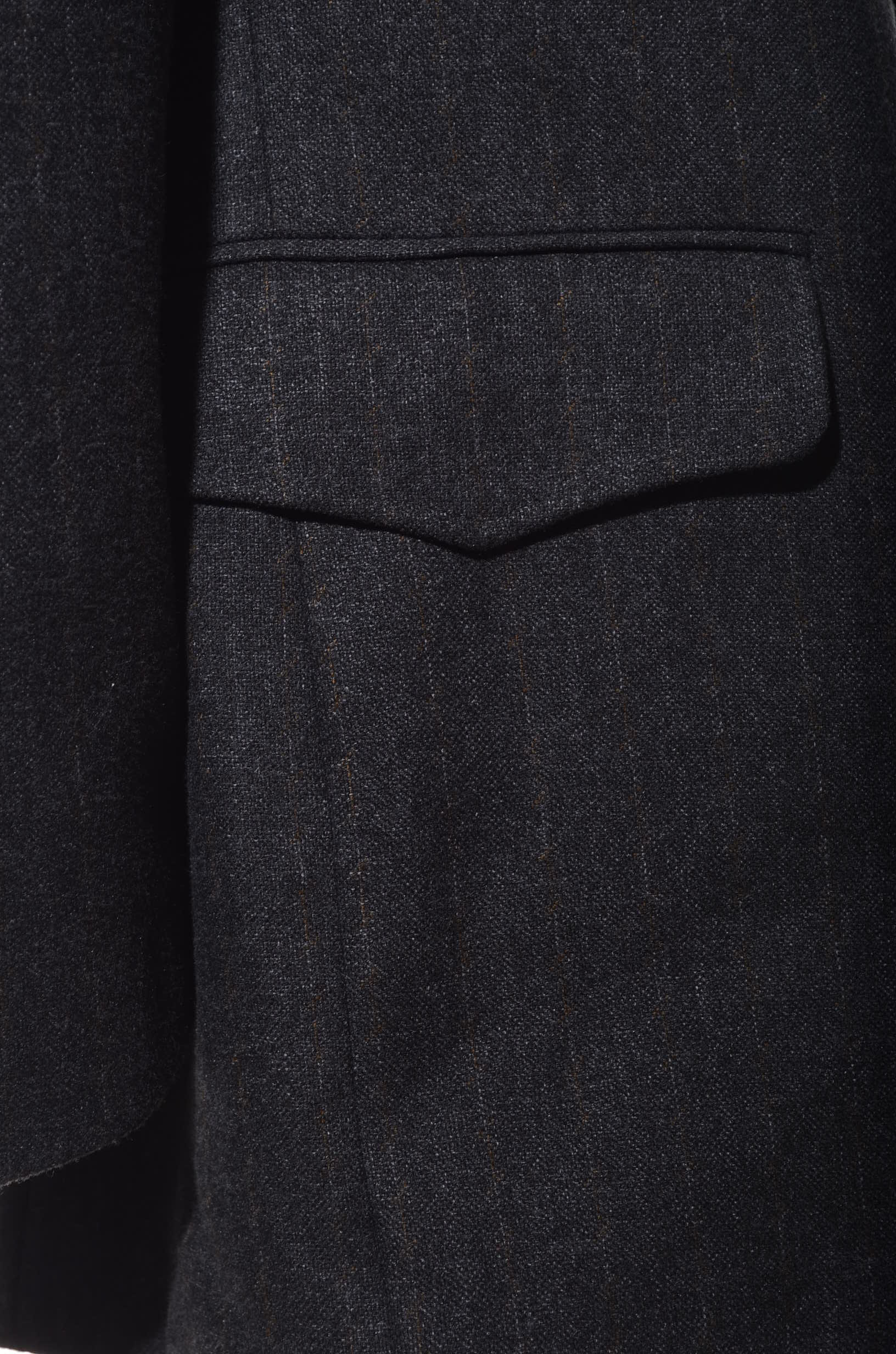 Manteau Blazer Long Femme Hiver à Col Revers Fermeture avec Boutons