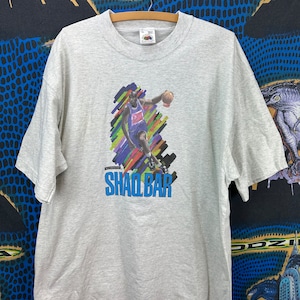 Vintage 90s Shaq Bar, Hand print, Shaq O’Neill shirt